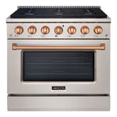 Akicon 36" Convection Oven Freestanding Natural Gas Range - AK-JK36A1-SC
