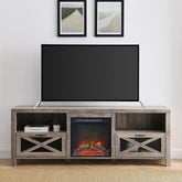 Abilene 70" Rustic Farmhouse Fireplace TV Stand