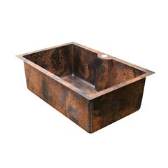 Akicon Custom Handcrafted Copper Undermount Kitchen Sink