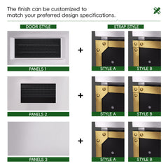 48" Freestanding Custom Gas Range with 8 Sealed Burners Cooktop, Rapid Convection Oven, Natural Gas/LP Convertible