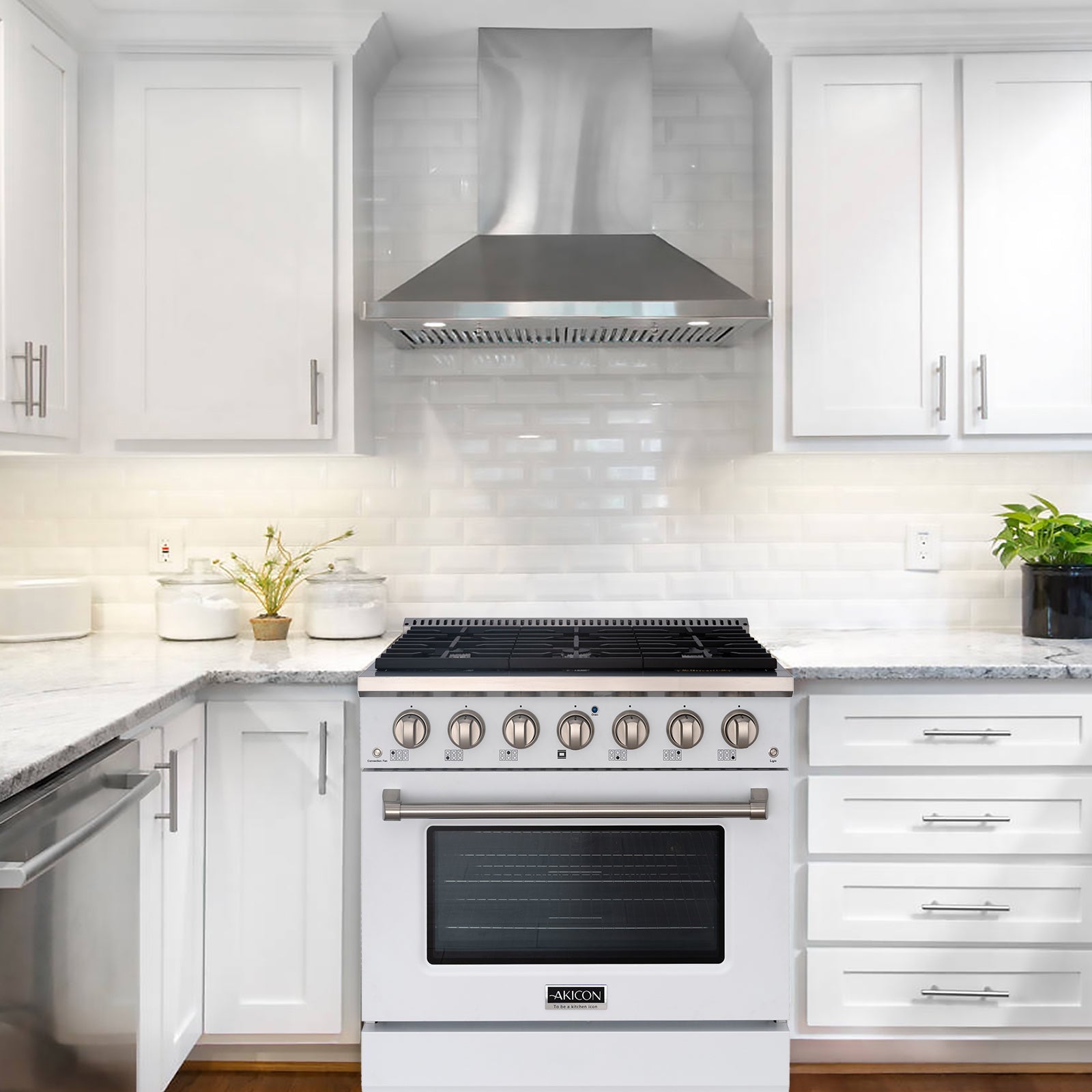 36" Slide-in Freestanding Professional Style Gas Range with 5.2 Cu. Ft. Oven, 6 Burners