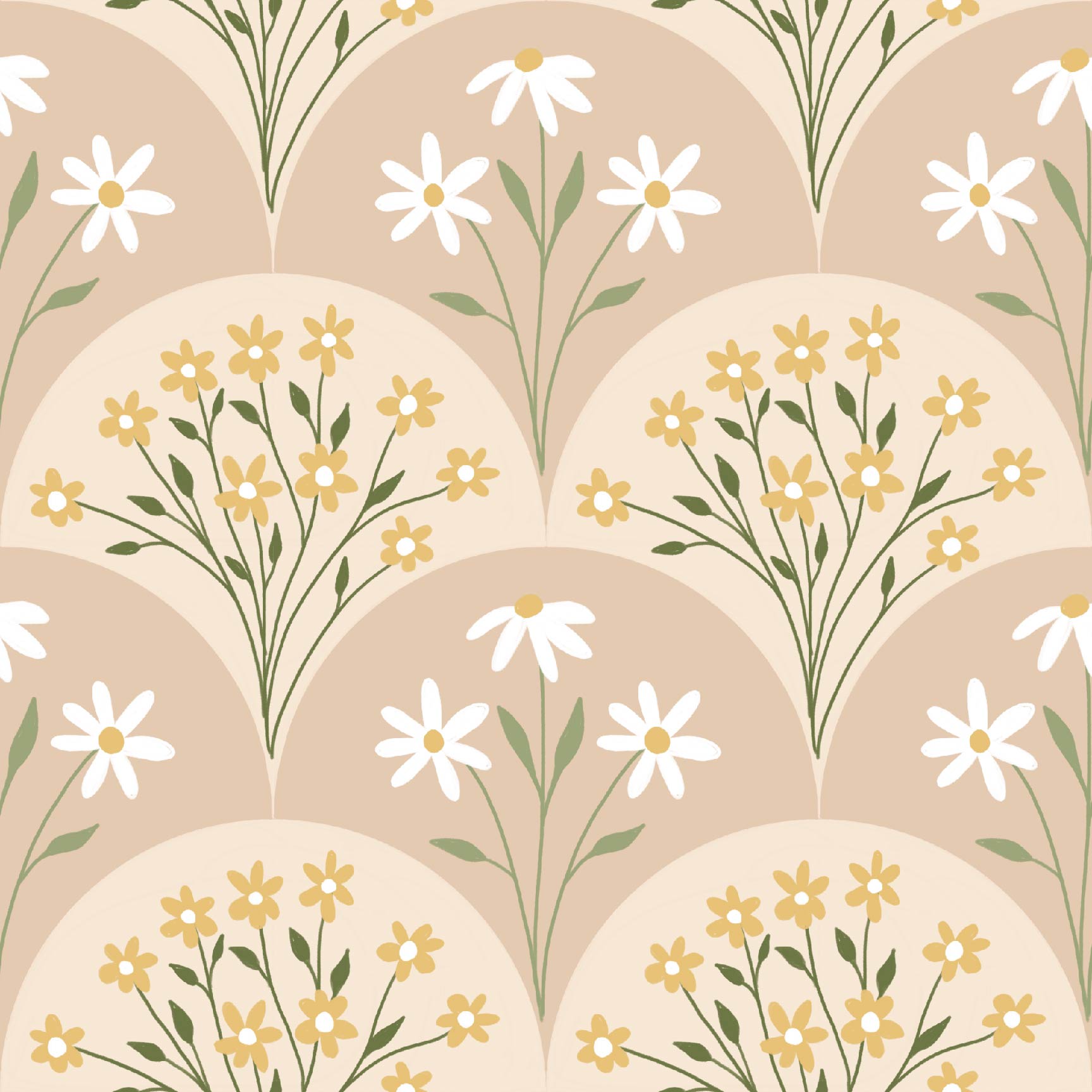 Addie Wallpaper by Megan Lindsey Illustration