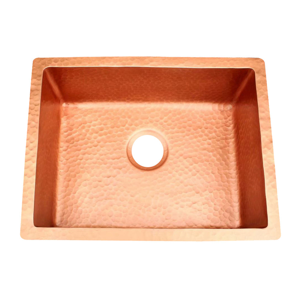 Akicon Custom Handmade Solid Copper Undermount Kitchen Sink