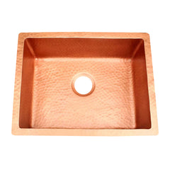 Akicon Custom Handmade Solid Copper Undermount Kitchen Sink