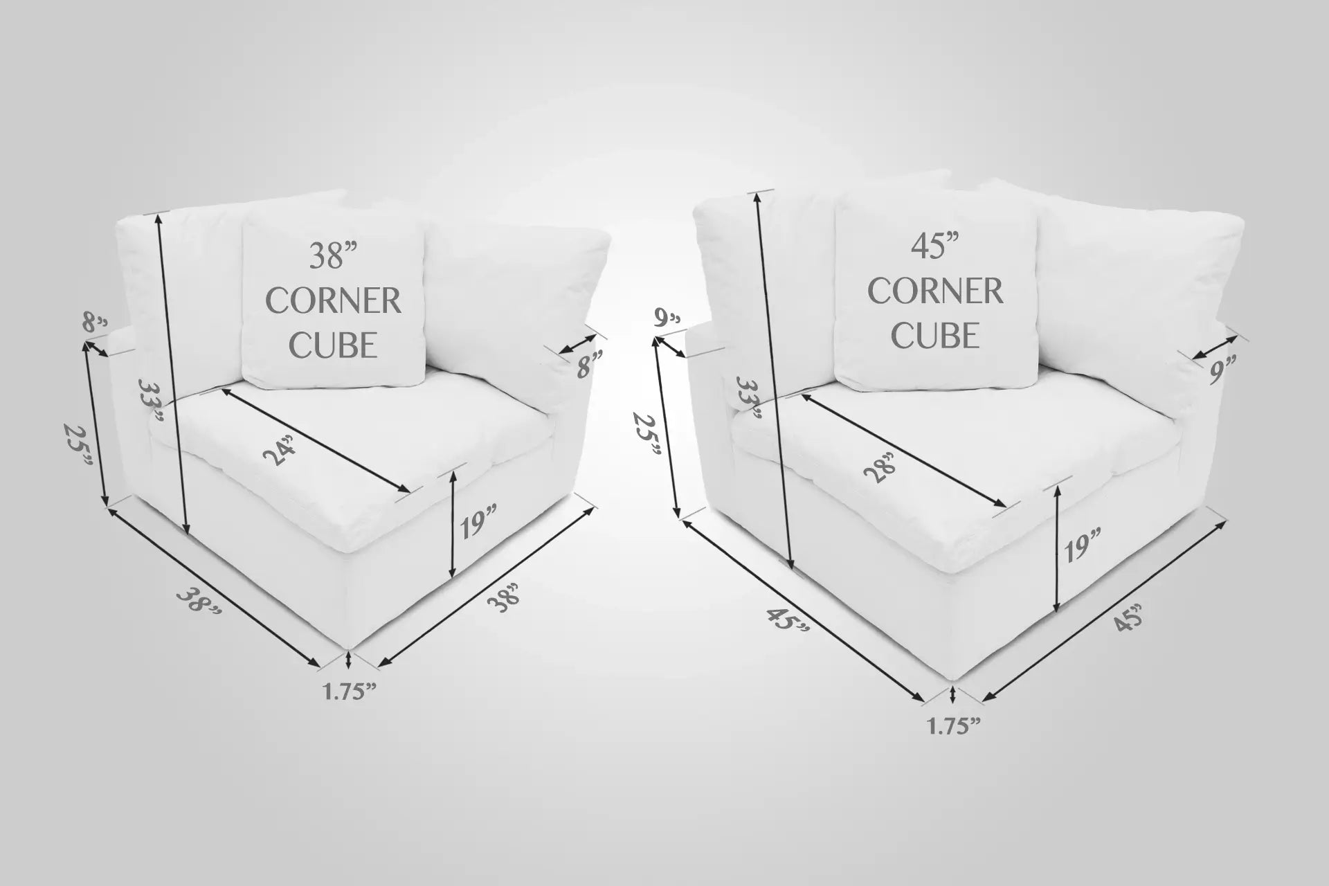 3-Cube Cozy Couch