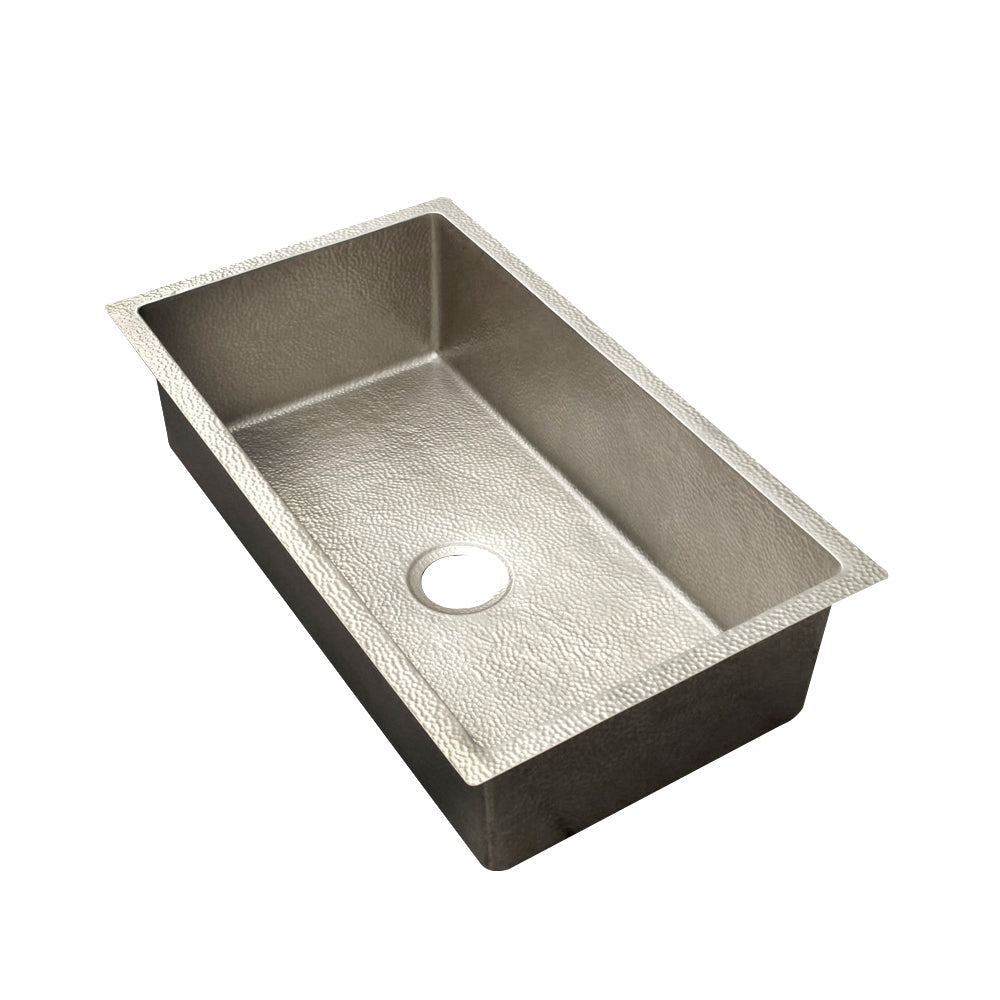Akicon Custom Handmade Solid Copper Undermount Kitchen Sink