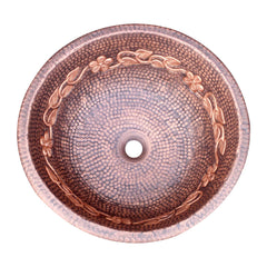 Akicon Handcrafted Copper Bar Sink Premium Prep Sink