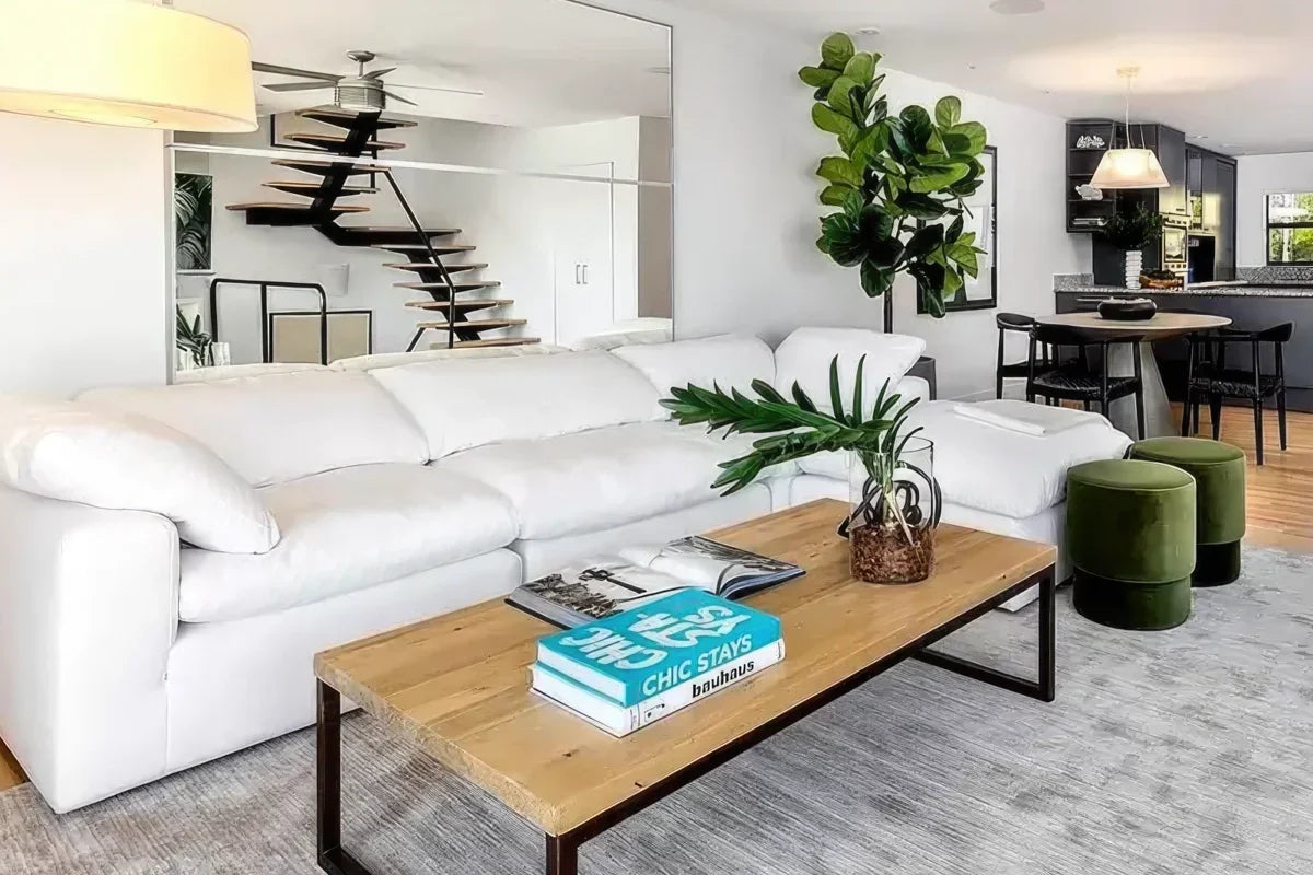 4-Cube Modular Chaise Sectional