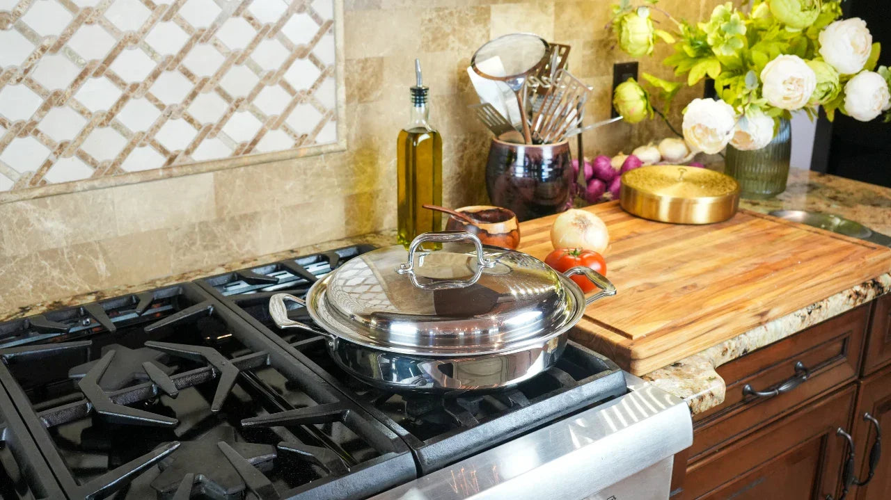 3.5 Quart Sauté Pan with Cover and Short Handles