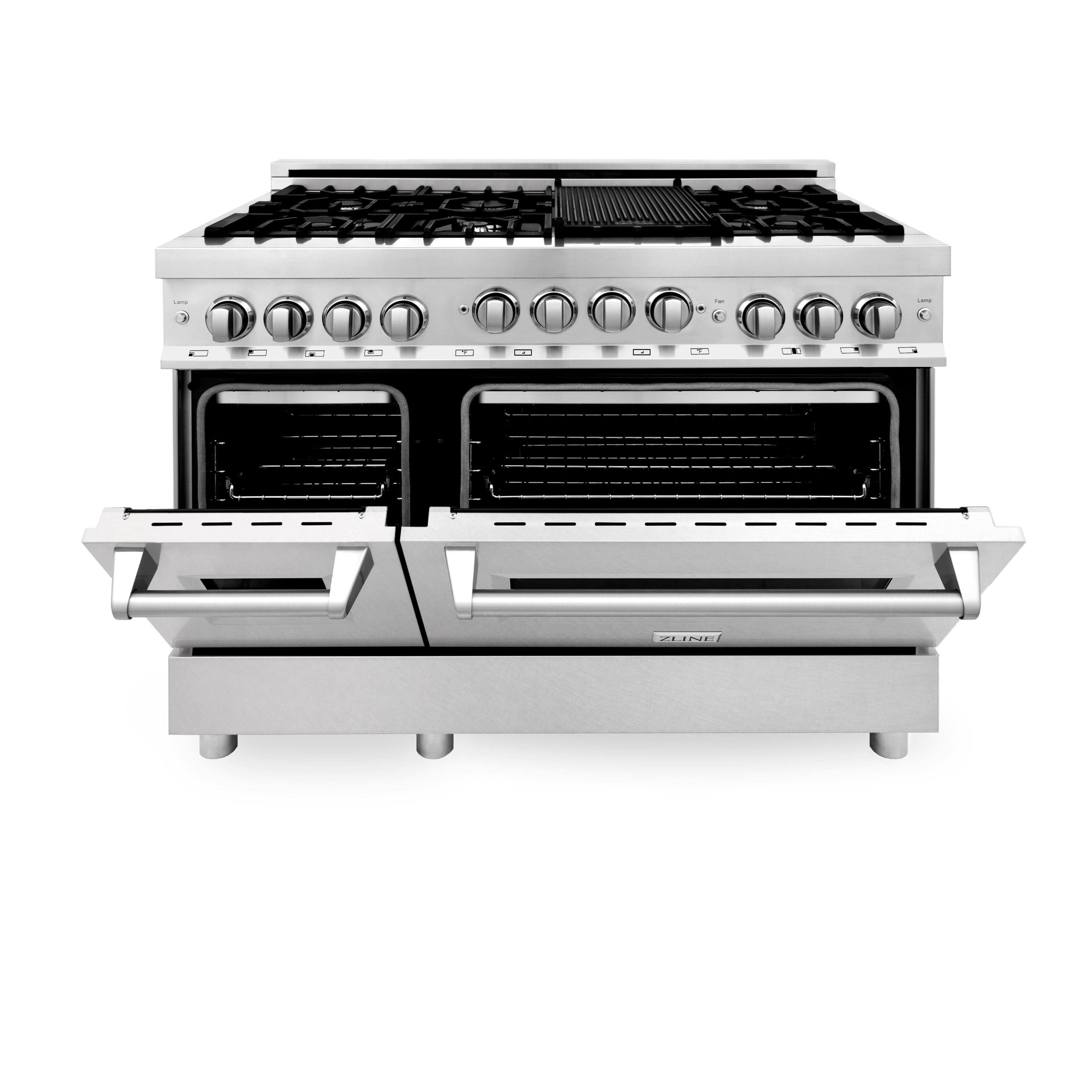 48" Gas on Gas Range in Stainless, Dura Snow Doors, RG-SN-48